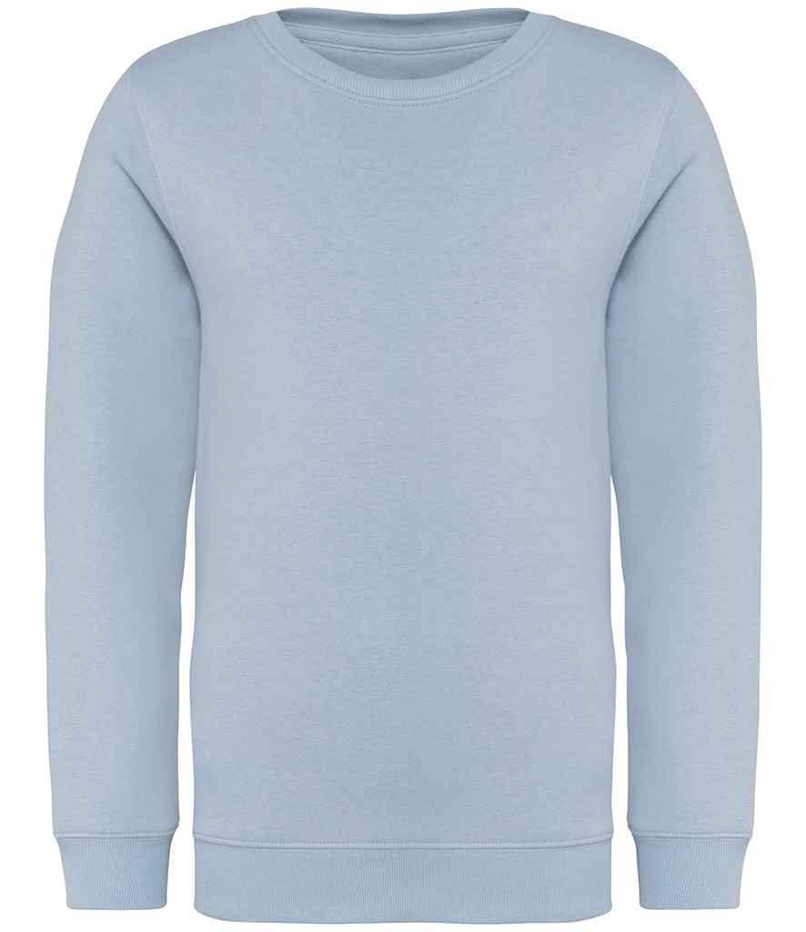 Native Spirit Kids Crew Neck Sweatshirt - Aquamarine