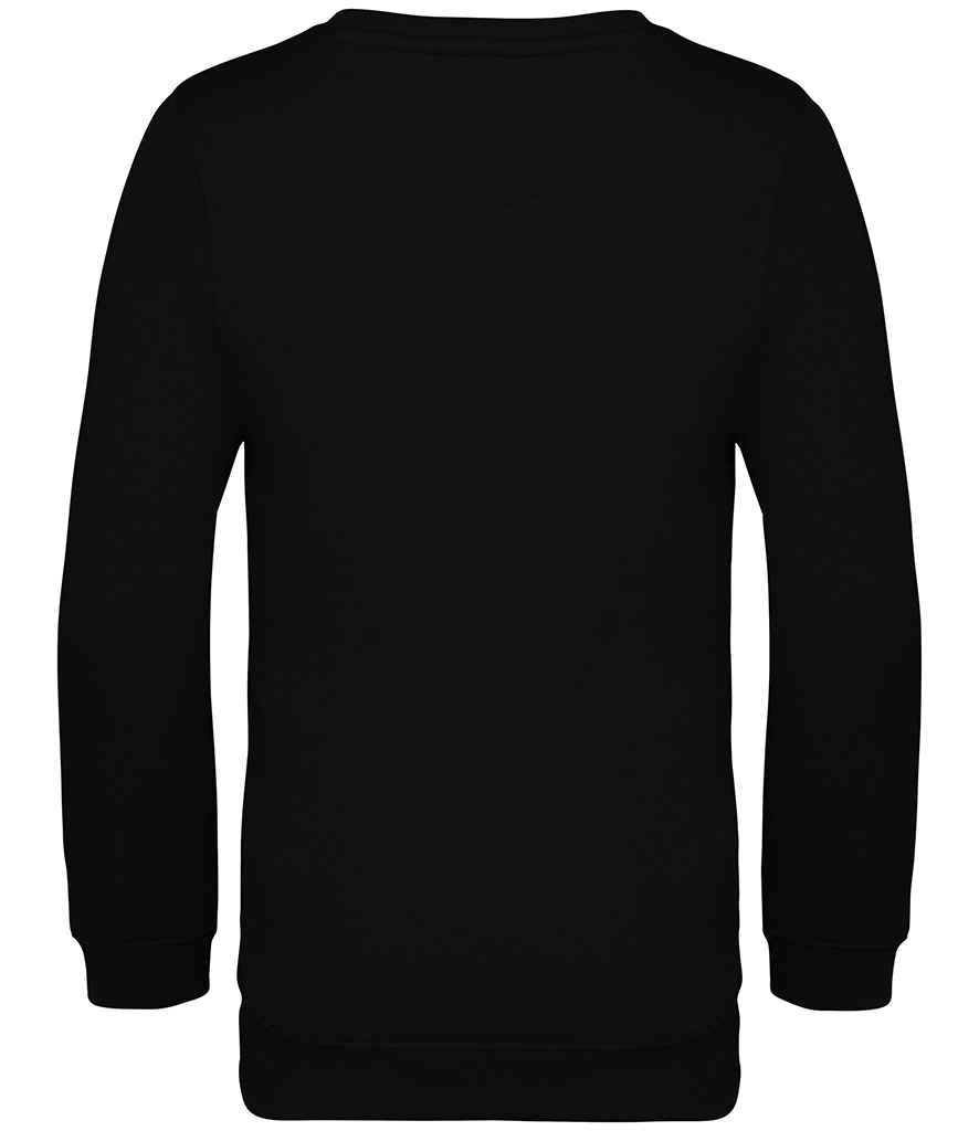 Native Spirit Kids Crew Neck Sweatshirt - Black