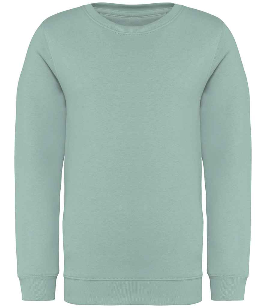 Native Spirit Kids Crew Neck Sweatshirt - Jade Green