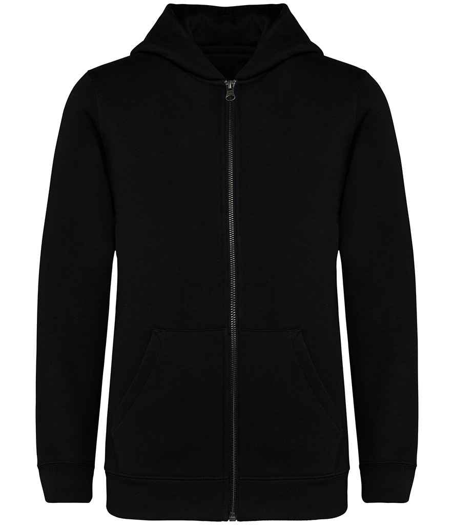 Native Spirit Kids Full Zip Hoodie - Black