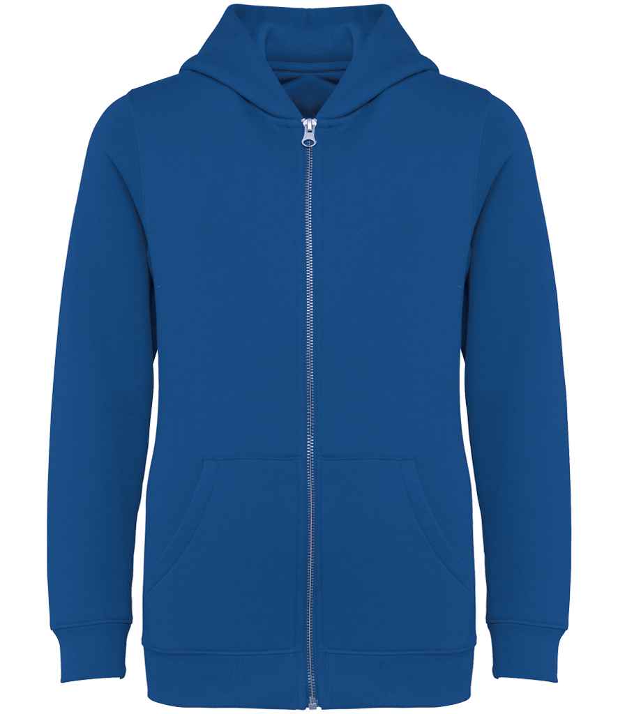 Native Spirit Kids Full Zip Hoodie - Sea Blue