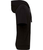 Native Spirit Unisex French Terry Short Sleeve Hooded Sweatshirt - Black
