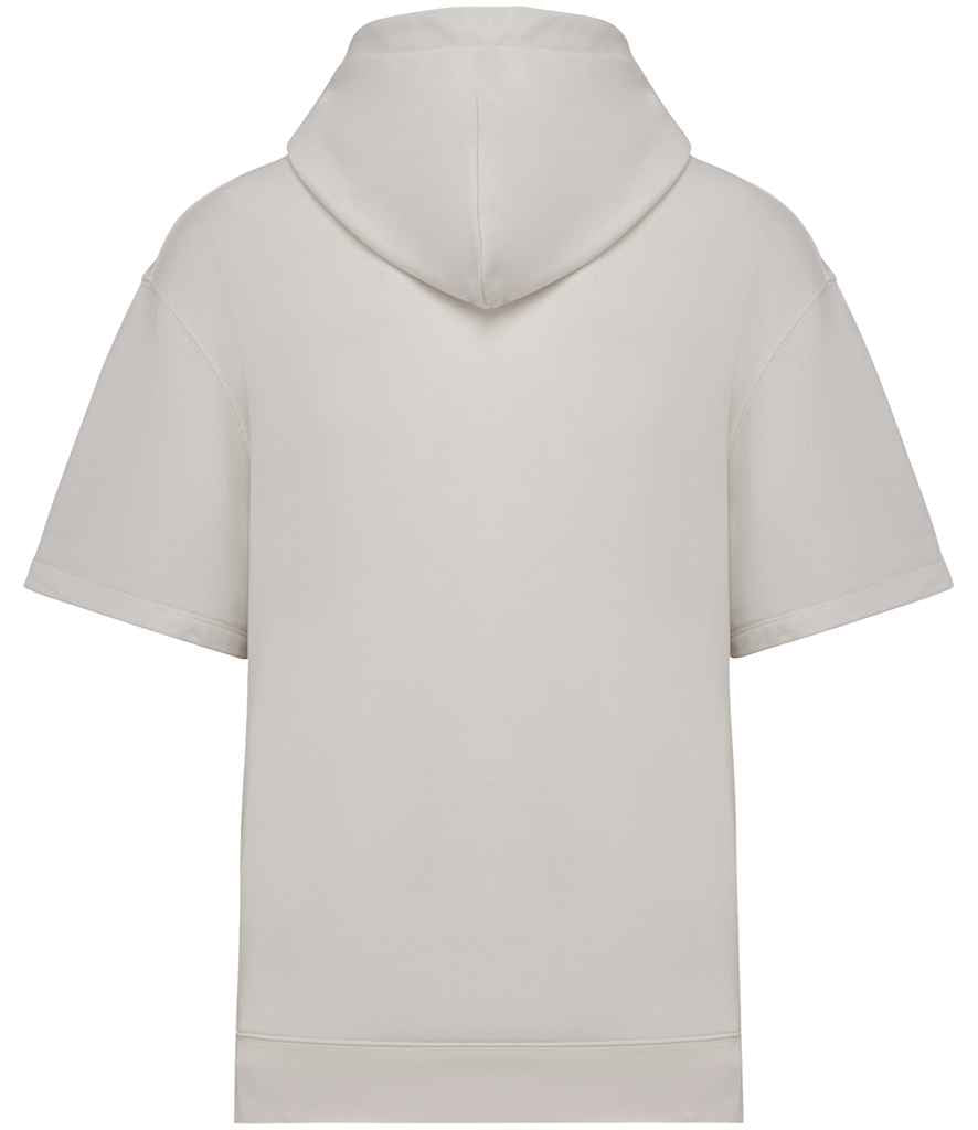 Native Spirit Unisex French Terry Short Sleeve Hooded Sweatshirt - Ivory