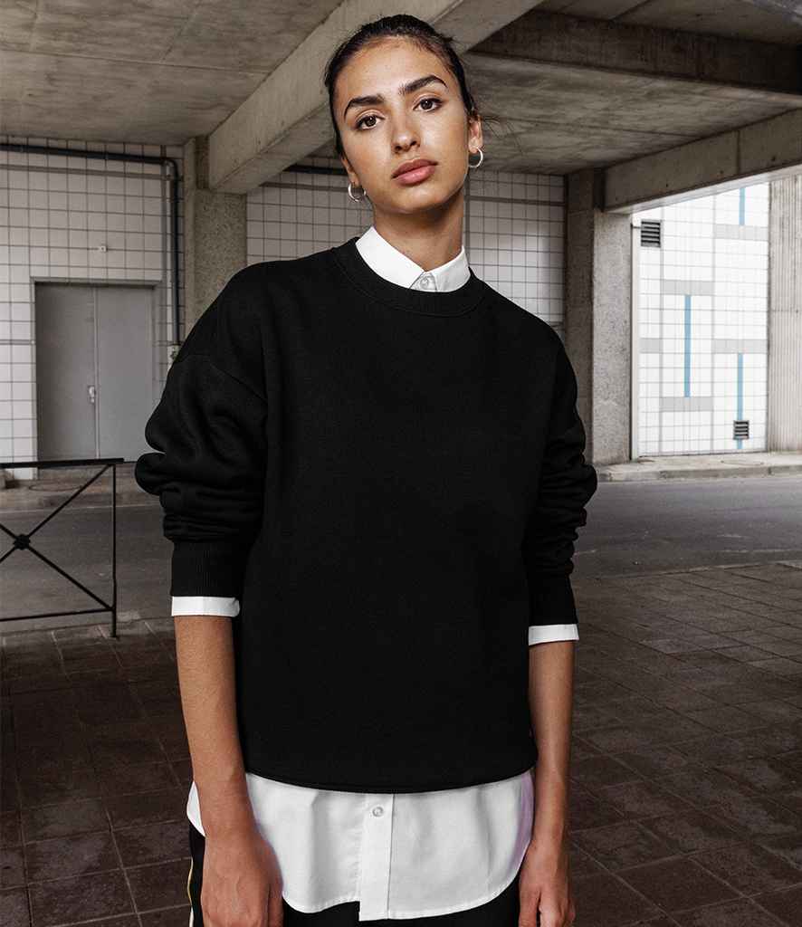 Native Spirit Unisex Oversized Sweatshirt - Black
