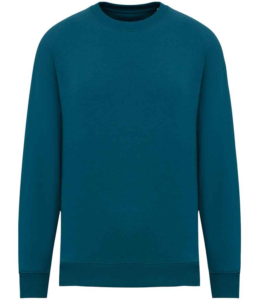Native Spirit Unisex Oversized Sweatshirt - Peacock Green