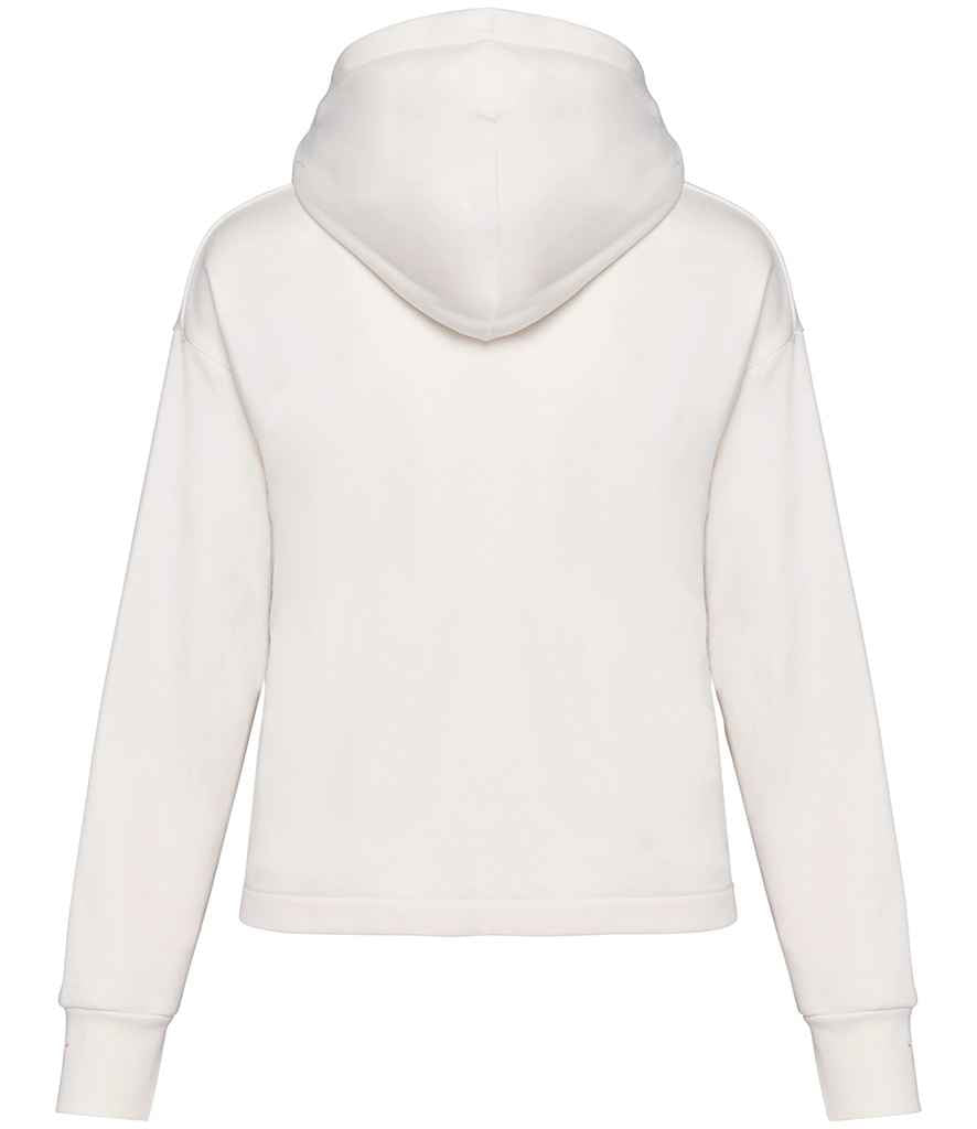Native Spirit Ladies Full Zip Hooded Sweatshirt - Ivory