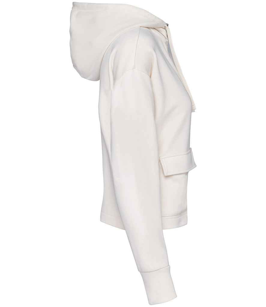 Native Spirit Ladies Full Zip Hooded Sweatshirt - Ivory