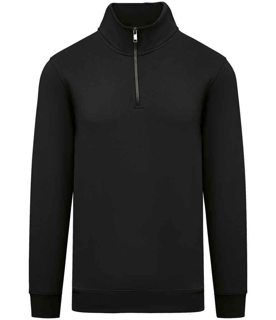 Native Spirit 1/4 Zip Sweatshirt - Black