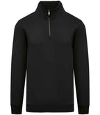 Native Spirit 1/4 Zip Sweatshirt - Black