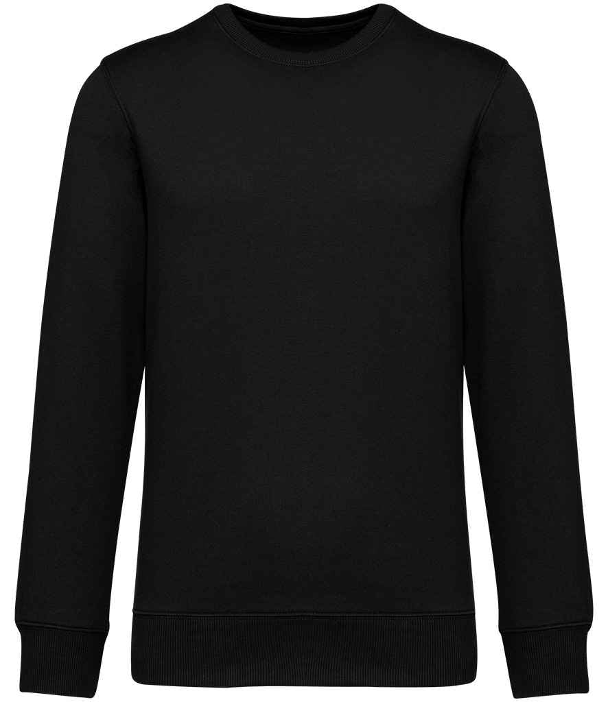 Native Spirit Unisex French Terry Crew Neck Sweatshirt - Black