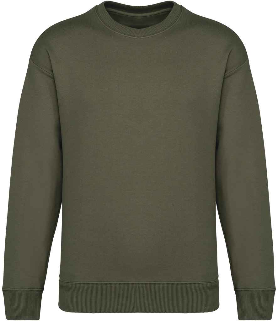Native Spirit Unisex Oversized Sweatshirt - Organic Khaki