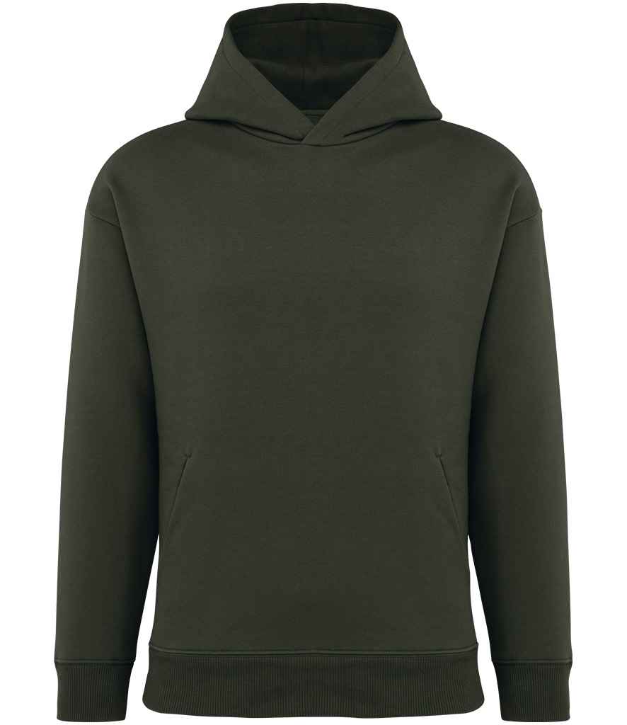 Native Spirit Unisex Oversized Hooded Sweatshirt - Organic Khaki