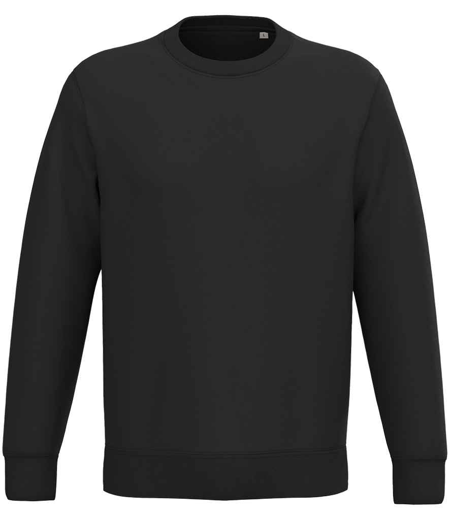 Native Spirit Unisex Crew Neck Sweatshirt - Black
