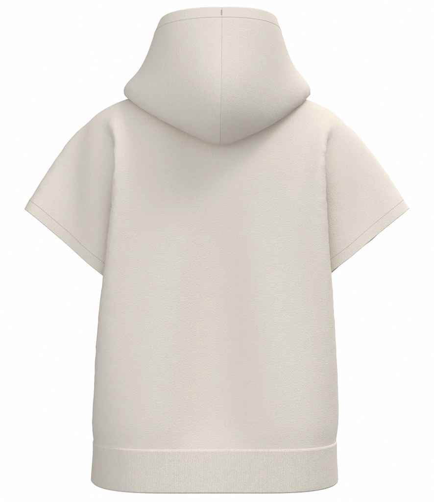 Native Spirit Ladies French Terry Sleeveless Hooded Sweatshirt - Ivory