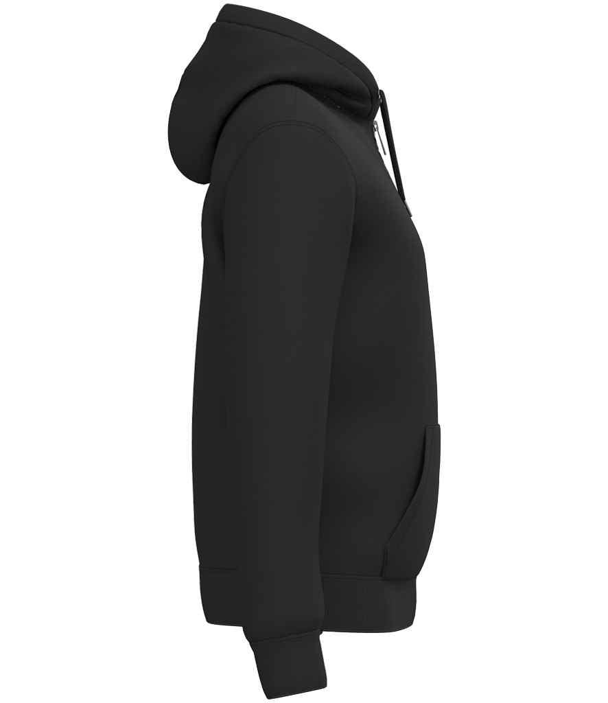Native Spirit Unisex Sherpa lined Full Zip Sweatshirt - Black
