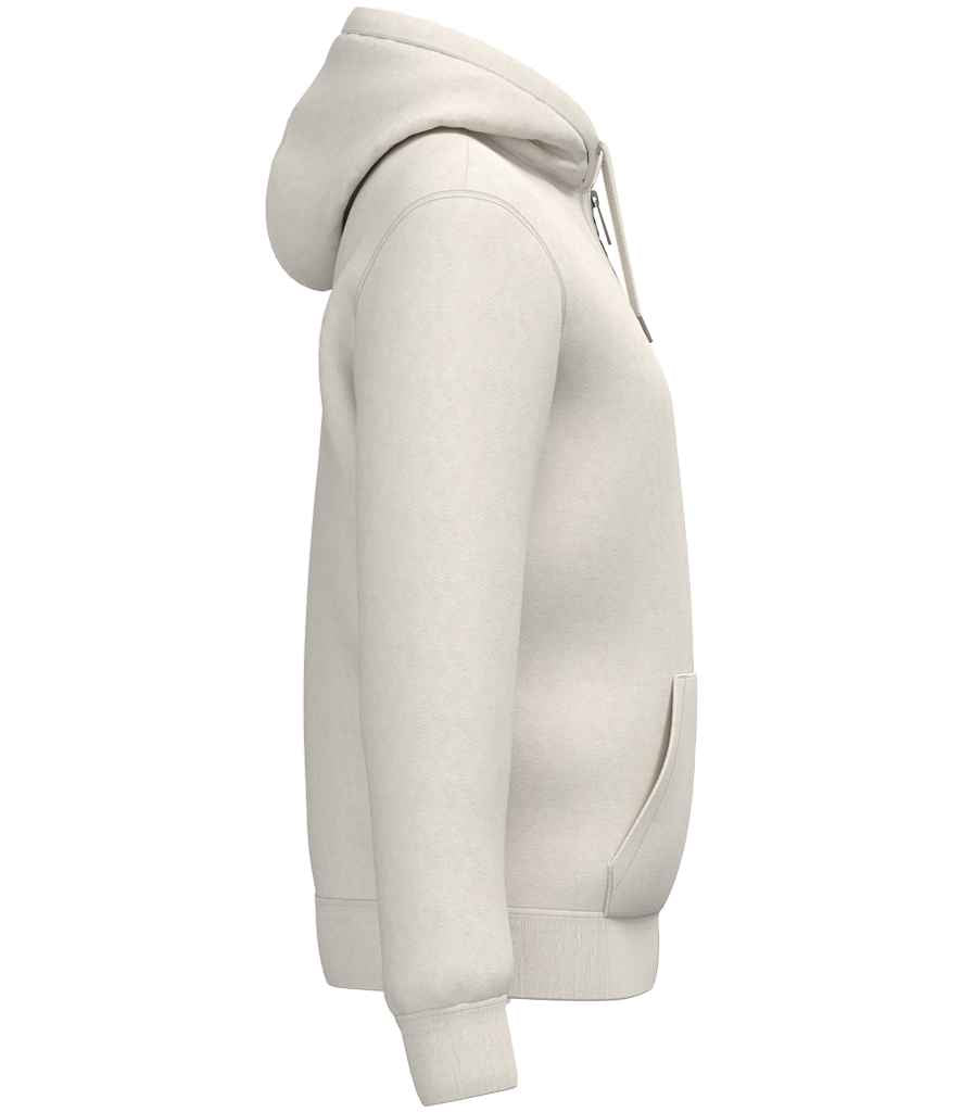 Native Spirit Unisex Sherpa lined Full Zip Sweatshirt - Ivory