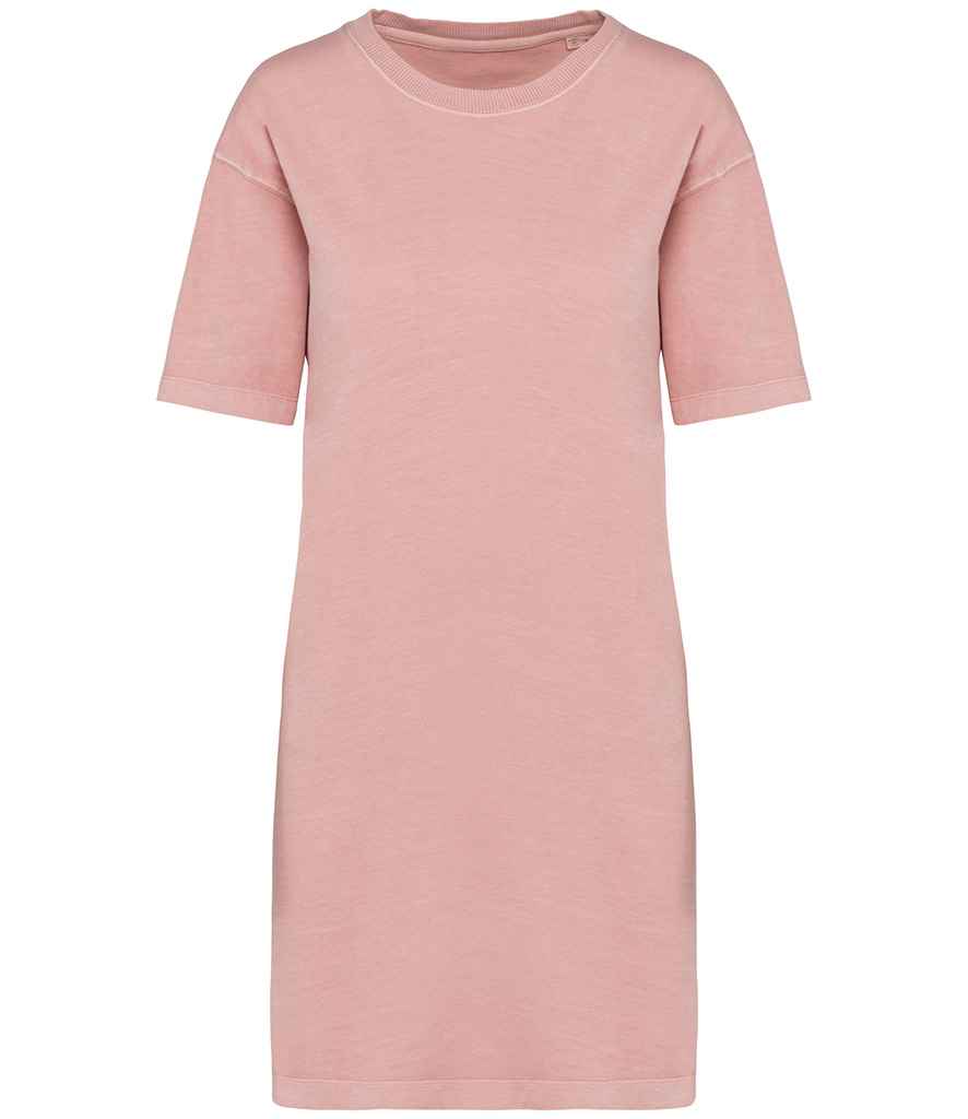 Native Spirit Ladies T-Shirt Dress - Washed Petal Rose
