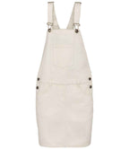 Native Spirit Ladies Dungarees Dress - Ivory