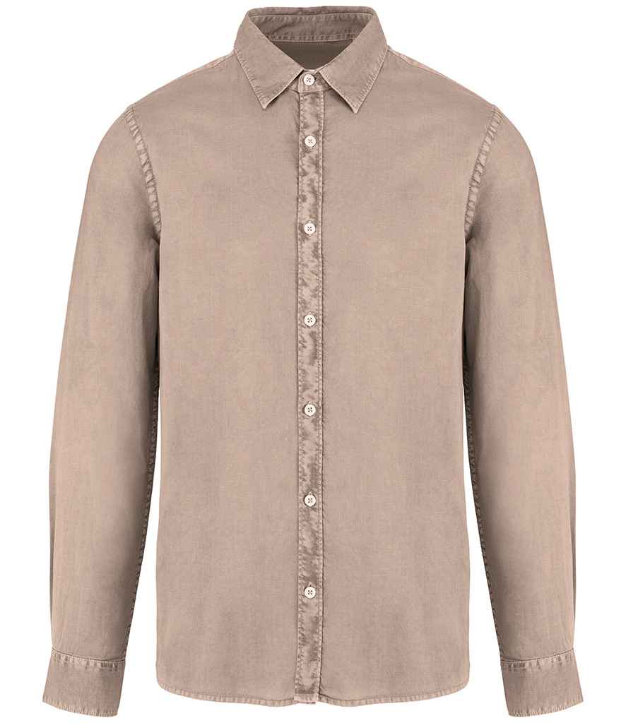 Native Spirit Washed Long Sleeve Shirt - Washed Linen