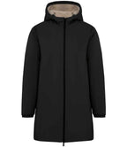 Native Spirit Unisex Sherpa Lined Waterproof Jacket - Black