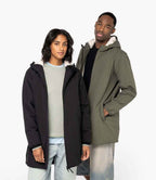 Native Spirit Unisex Sherpa Lined Waterproof Jacket - Black