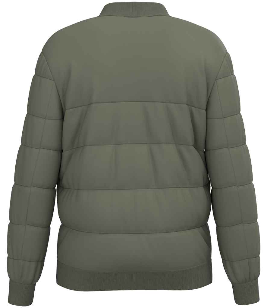 Native Spirit Varsity Collar Padded Jacket - Organic Khaki