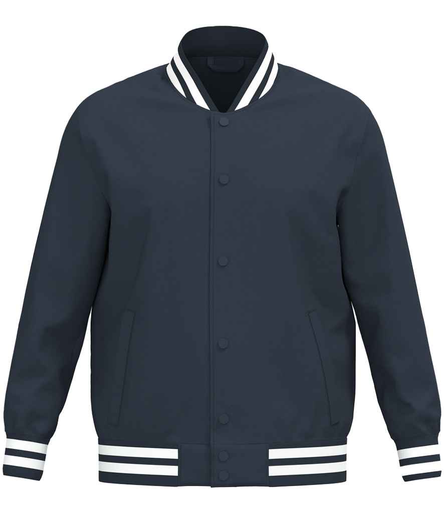 Native Spirit Unisex Varsity Padded Jacket - Navy