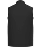 Native Spirit Unisex Twill Bodywarmer with Varsity Collar - Black