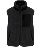 Native Spirit Unisex Sherpa Bodywarmer - Black
