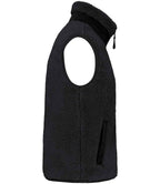 Native Spirit Unisex Sherpa Bodywarmer - Black