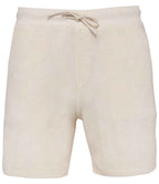 Native Spirit Terry Towel Shorts - Ivory