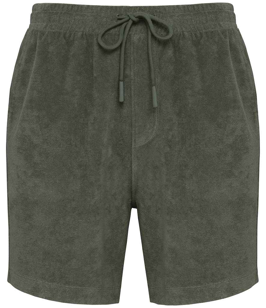 Native Spirit Terry Towel Shorts - Organic Khaki