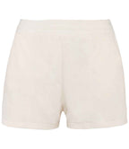 Native Spirit Ladies Terry Towel Shorts - Ivory