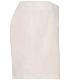 Native Spirit Ladies Terry Towel Shorts - Ivory