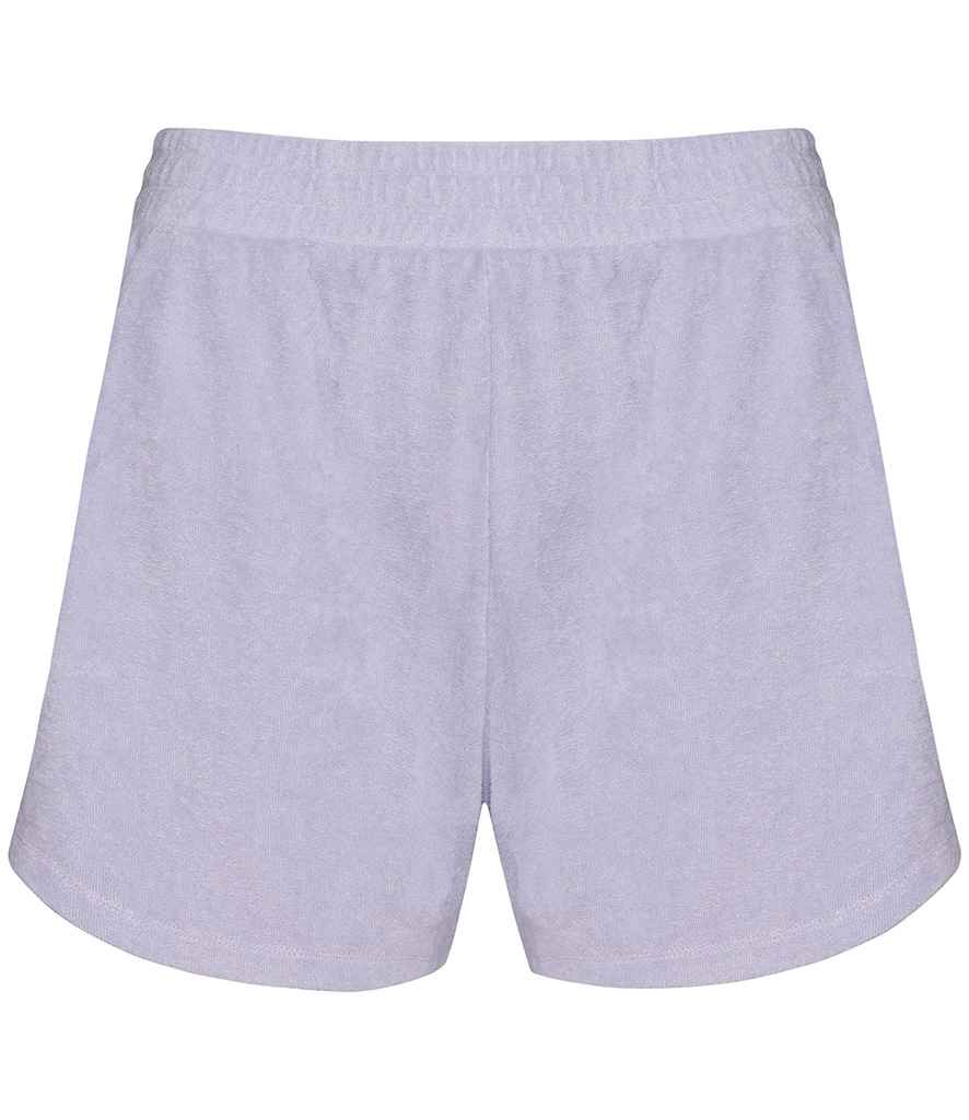 Native Spirit Ladies Terry Towel Shorts - Parma