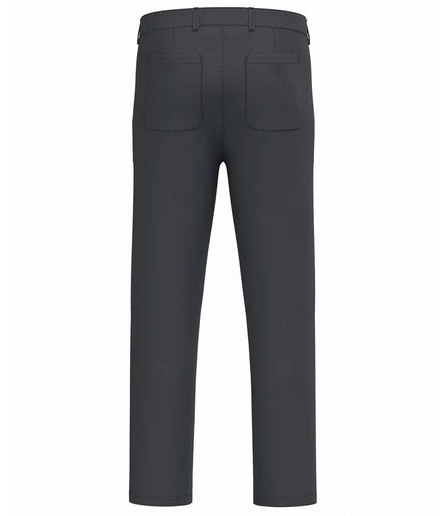 Native Spirit Washed Effect Trousers - Washed Coal Grey