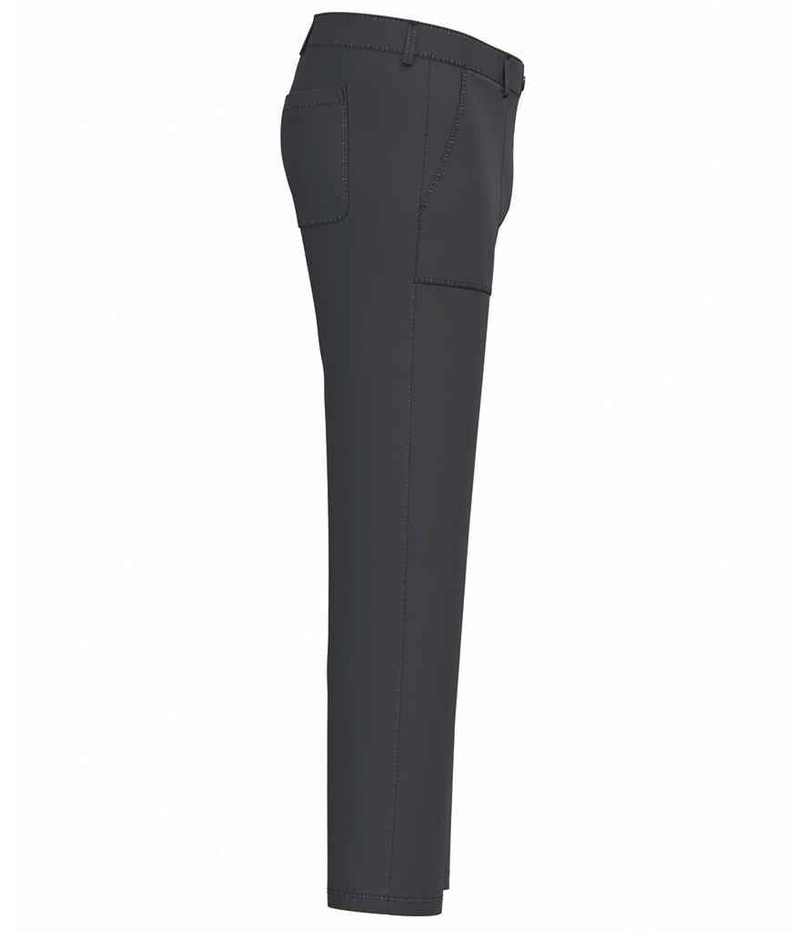 Native Spirit Washed Effect Trousers - Washed Coal Grey