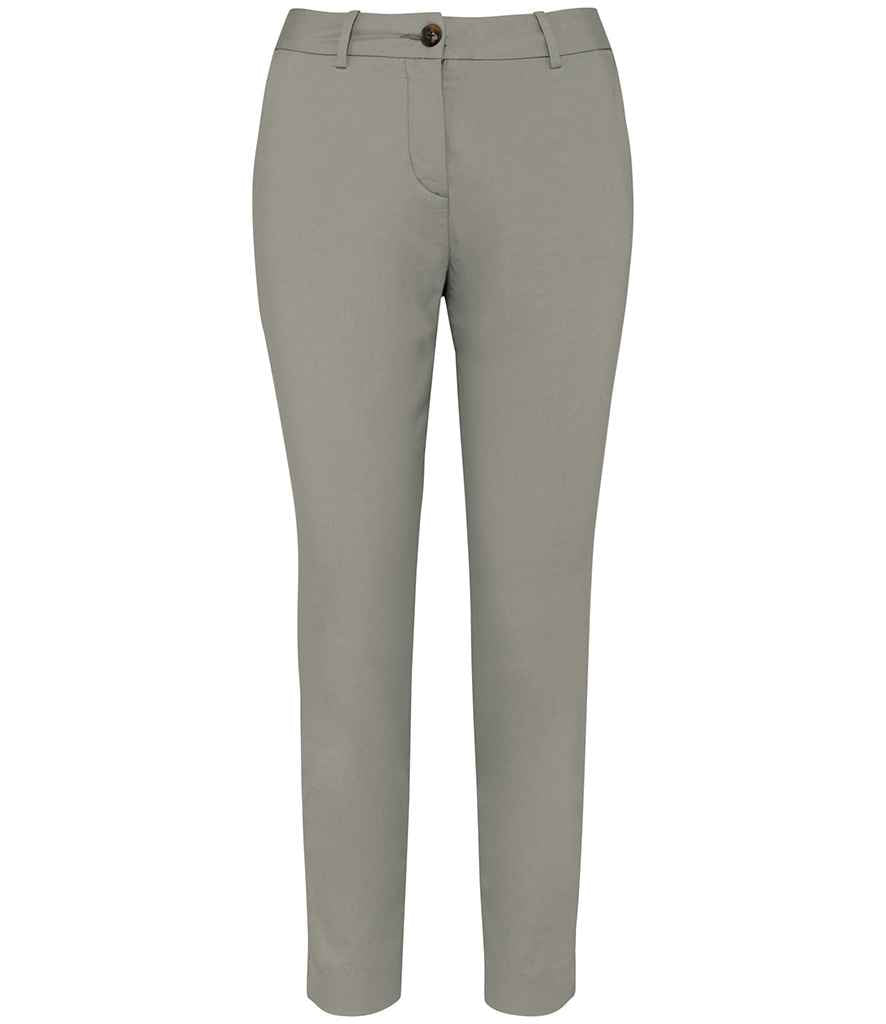 Native Spirit Ladies Chino Trousers - Almond Green