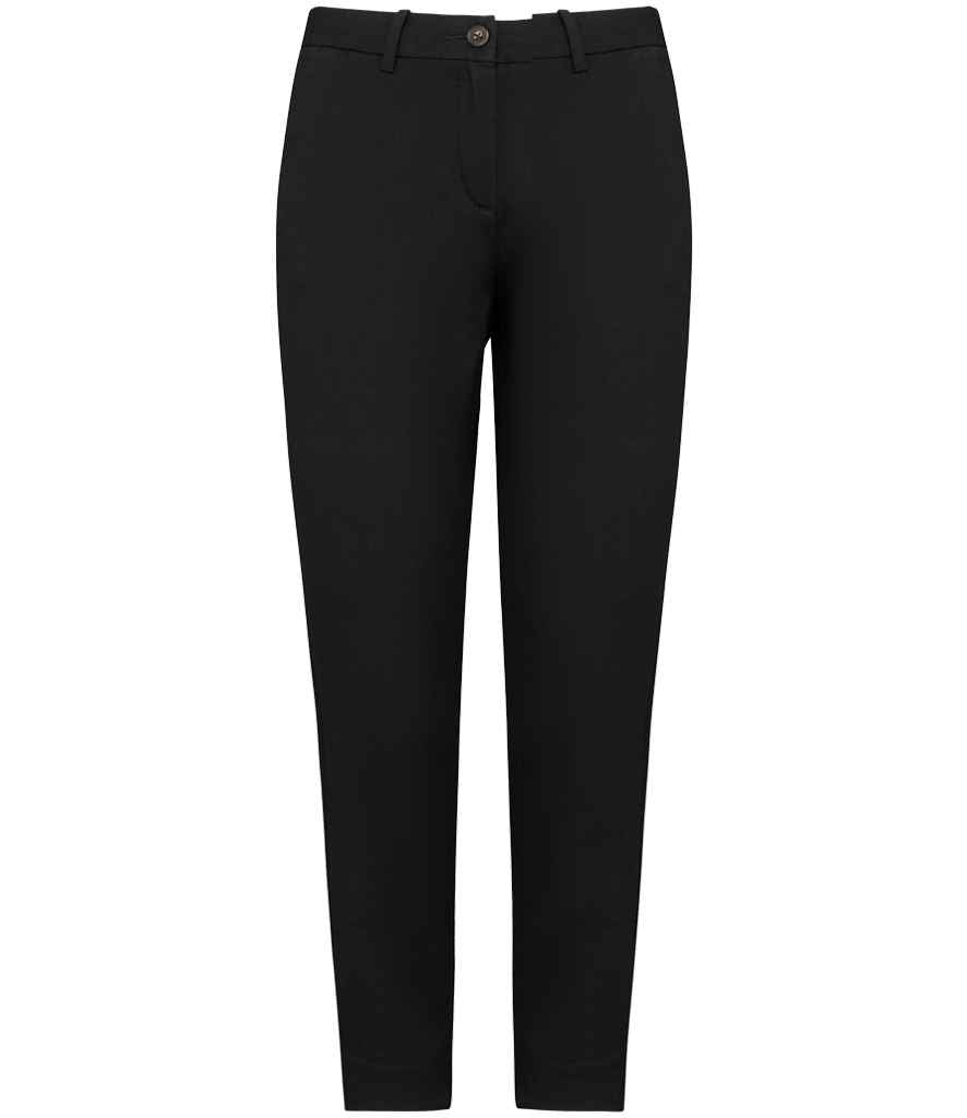 Native Spirit Ladies Chino Trousers - Black