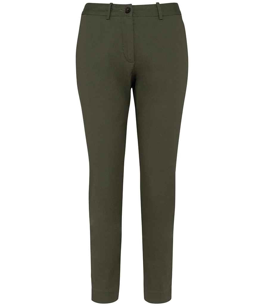 Native Spirit Ladies Chino Trousers - Organic Khaki