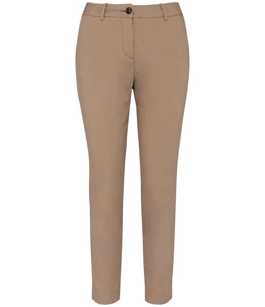 Native Spirit Ladies Chino Trousers - Wet Sand