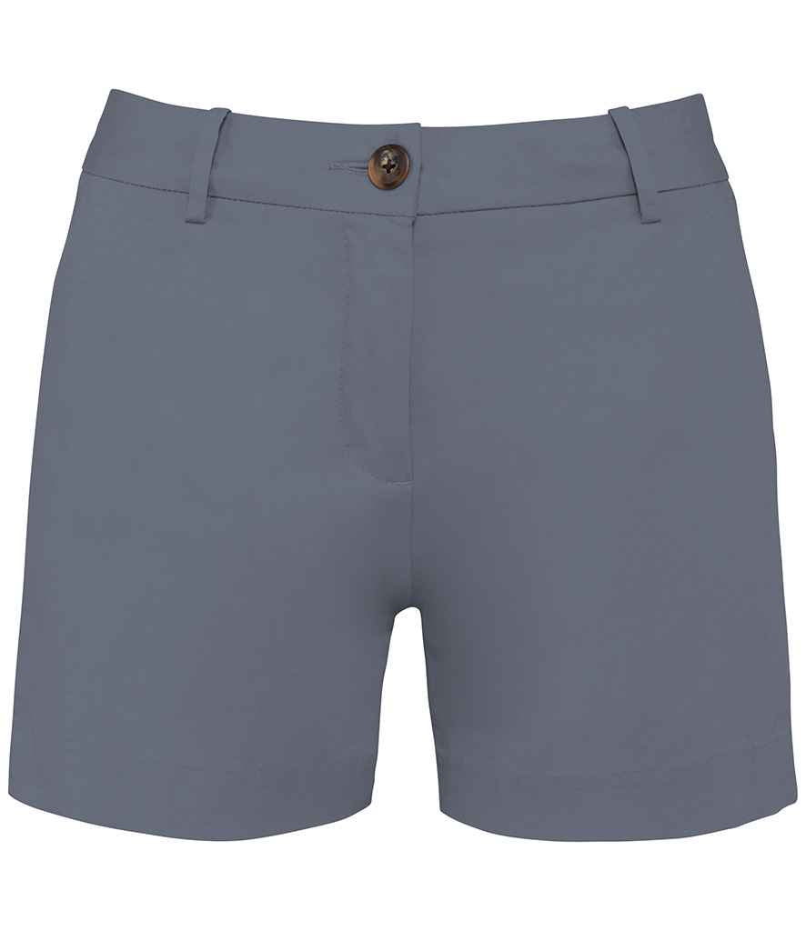 Native Spirit Ladies Chino Shorts - Mineral Grey