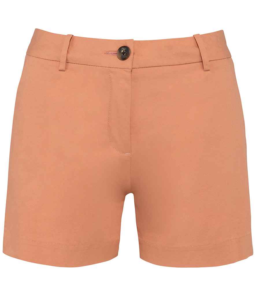 Native Spirit Ladies Chino Shorts - Peach