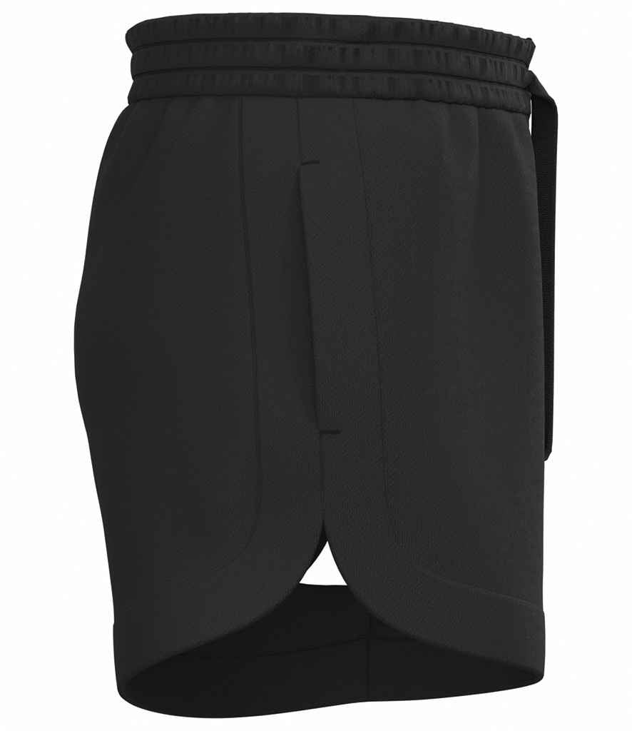 Native Spirit Ladies French Terry Shorts - Black