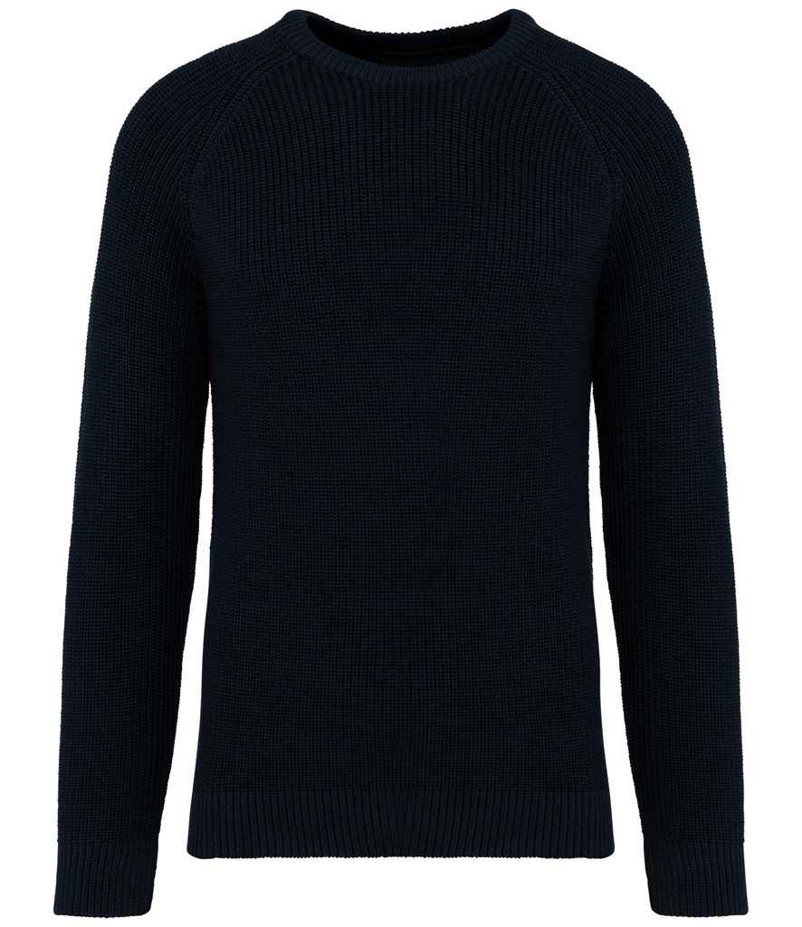 Native Spirit Chunky Knit Sweater - Navy