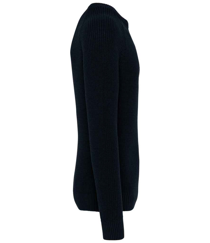 Native Spirit Chunky Knit Sweater - Navy