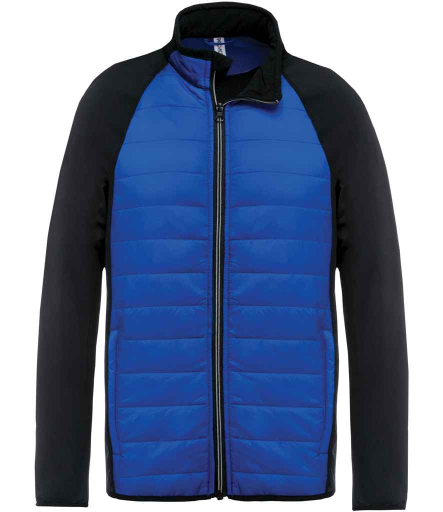Proact Dual Fabric Sports Jacket - Dark Royal Blue/Black