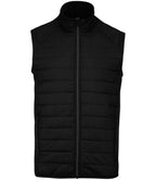 Proact Dual Fabric Sports Bodywarmer - Black/Black