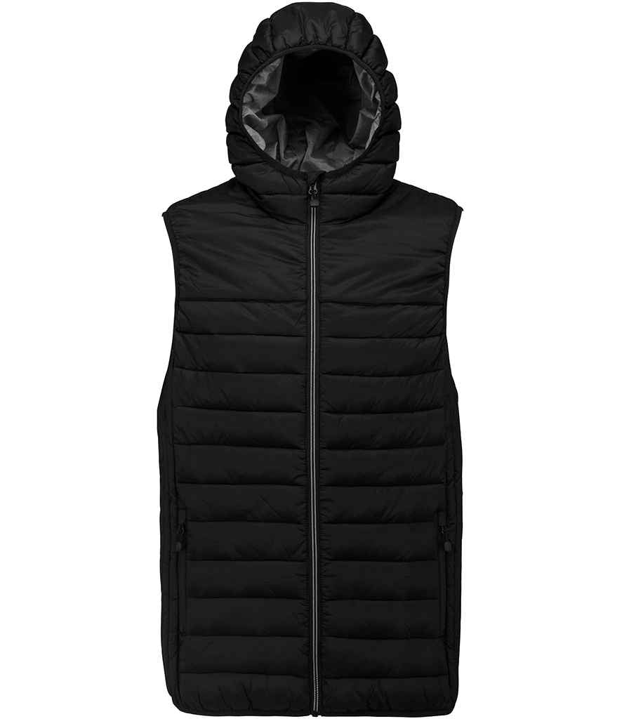 Proact Hooded Padded Bodywarmer - Black