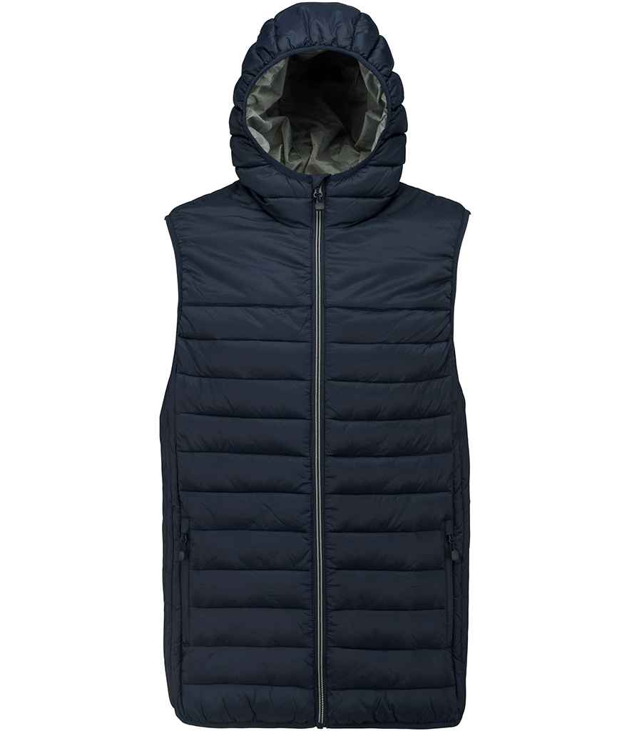 Proact Hooded Padded Bodywarmer - Navy